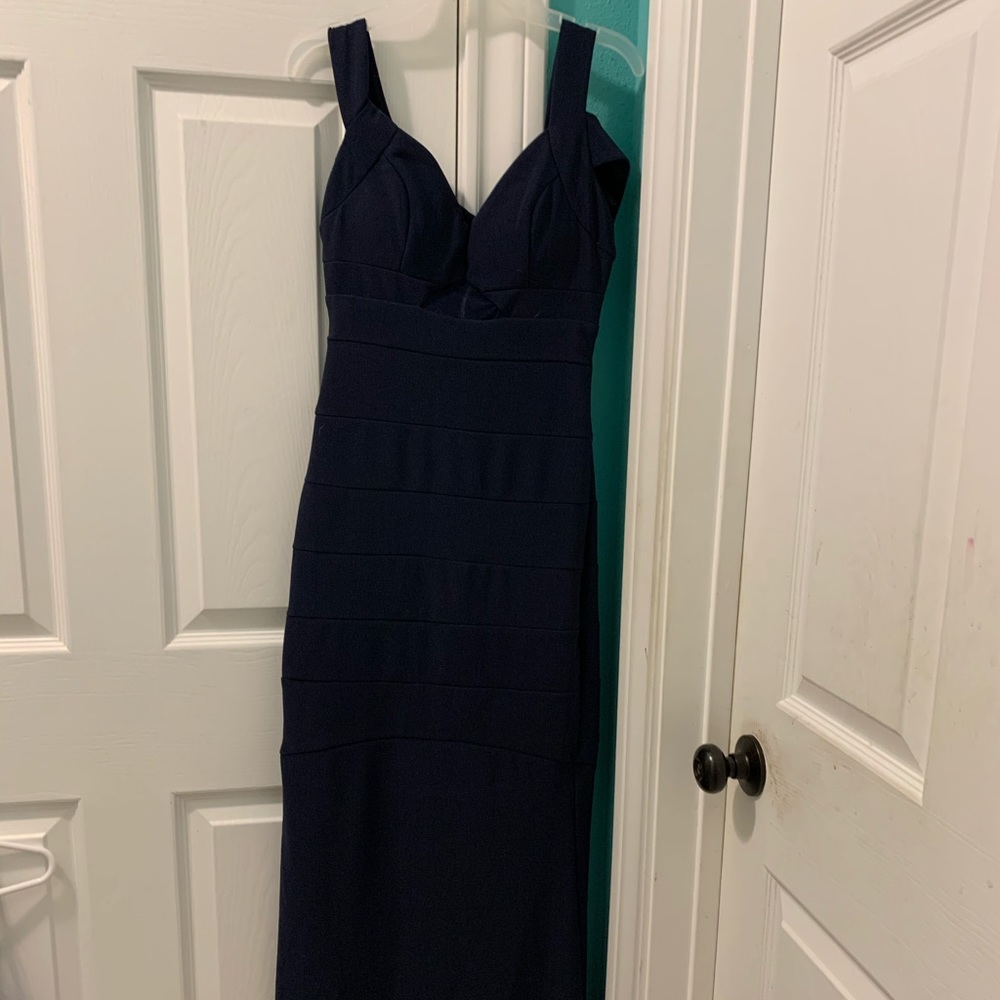 Navy blue dress